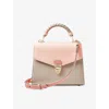 Aspinal Of London Womens Rose Mayfair Midi 2 Leather Top-handle Bag In Pink