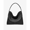 Aspinal Of London Womens Black Aspinal Hobo Leather Shoulder Bag