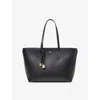 Aspinal Of London Womens East West Leather Tote Bag Black In Black