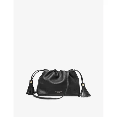 Aspinal Of London Womens  Hudson Leather Cross-body Bag In Black