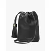 Aspinal Of London Womens Black Hudson Leather Cross-body Bag In Black