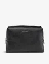 Aspinal Of London Black London Large Grained-leather Case In Black