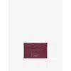 Aspinal Of London Womens  Croc-effect Leather Card Holder