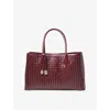 Aspinal Of London Womens Burgundy London Leather Tote Bag In Burgundy