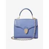 Aspinal Of London Womens  Midi Mayfair Top-handle Leather Bag In Capri Blue
