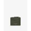 Aspinal Of London Womens Hudson Logo-print Leather Coin Purse Green In Green