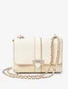Aspinal Of London Womens Ivory Lottie Pebbled Leather Handbag In Ivory
