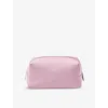 Aspinal Of London Womens Lilac London Grained Leather Makeup Bag
