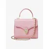 Aspinal Of London Leather Mayfair Midi Bag In Lilac