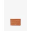 Aspinal Of London Womens  Croc-effect Leather Card Holder