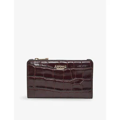 Aspinal Of London Womens Mayfair Leather Wallet Amazonbrown