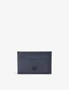 Aspinal Of London Womens Navy Slim Leather Credit Card Case In Navy