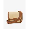 Aspinal Of London Womens Neutral Ella Raffia Cross-body Bag