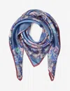 Aspinal Of London Floral-print Silk Scarf