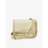 Aspinal Of London Womens Pistachio Ella Raffia Cross-body Bag