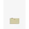 Aspinal Of London Croc-embossed Leather Mayfair Wallet In Pistachio