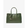 Aspinal Of London Womens  London Leather Tote Bag In Racing Green