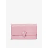 Aspinal Of London Womens Lilac Signature-hardware Leather Travel Wallet