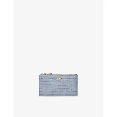Aspinal Of London Womens Mayfair Small Leather Purse Skyblue In Blue