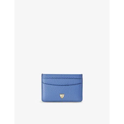 Aspinal Of London Womens Capri Blue Slim Leather Card Holder
