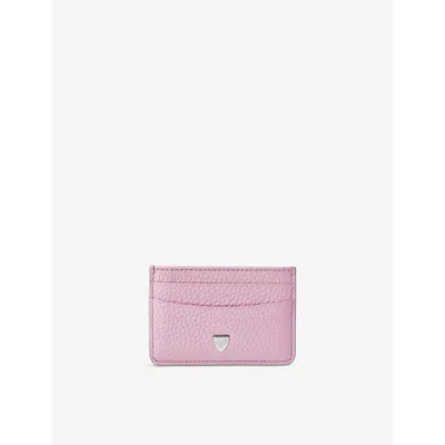 Aspinal Of London Womens Lilac Slim Leather Card Holder