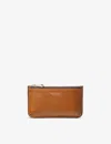 Aspinal Of London Womens Tan Ella Brand-embellished Leather Cardholder In Tan