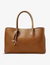 Aspinal Of London Womens Tan London Large Leather Tote Bag In Tan