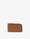 Aspinal Of London Womens Tan Small Branded Leather Coin Purse In Tan
