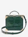 Aspinal Of London The Trunk Crocodile-embossed Leather Bag