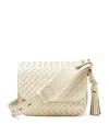 Aspinal Of London Woven Leather Ella Cross-body Bag In Neutral