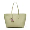 Aspinal Of London Zipped East West Tote Bag With Charm