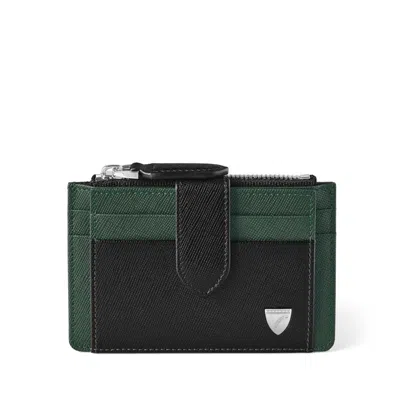 Aspinal Of London Zipped Rfid Card Holder