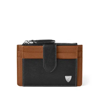 Aspinal Of London Zipped Rfid Card Holder