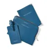 Aspinal Of London Zipped Travel Collection In Blue