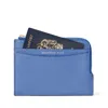 Aspinal Of London Zipped Travel Wallet In Blue