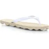 Asportuguesas By Fly London Base Flip Flop In 000 Natural/white Rubber