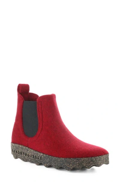 Asportuguesas By Fly London Caia Chelsa Boot In Red