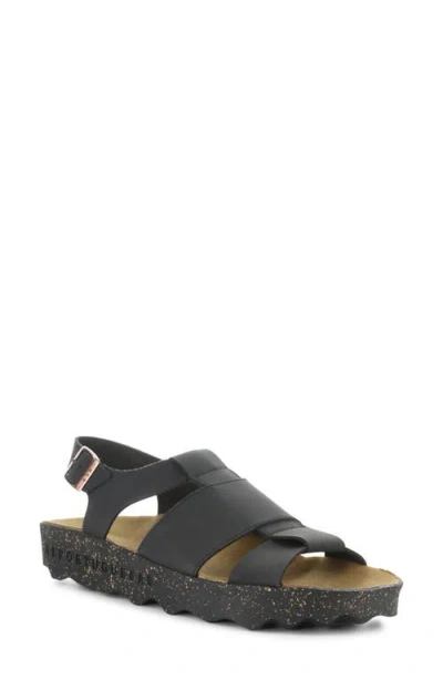 Asportuguesas By Fly London Calla Sandal In Black