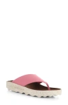 Asportuguesas Cami Platform Flip Flop In Rose Eco Faux Suede