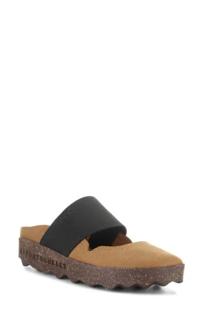 Asportuguesas By Fly London Cana Slide Sandal In Brown
