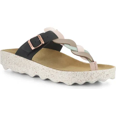 Asportuguesas By Fly London Cardi Flip Flop In Multi