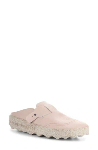 Asportuguesas By Fly London Cole Clog In Rose Eco Faux Leather