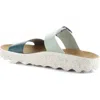 Asportuguesas By Fly London Coly Platform Slide Sandal In Multi