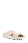 Asportuguesas By Fly London Cross Slide Sandal In Pink