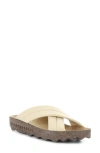 Asportuguesas By Fly London Curr Slide Sandal In Beige