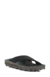 Asportuguesas By Fly London Curr Slide Sandal In Black