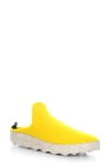 Asportuguesas By Fly London Fly London Come Sneaker Mule In Yellow Tweed/felt