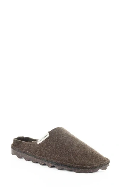 Asportuguesas By Fly London Natura Wool Felt Mule In Multi