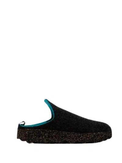 Asportuguesas Unisex Round Toe Come Mule In Black