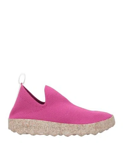 ASPORTUGUESAS ASPORTUGUESAS WOMAN SNEAKERS FUCHSIA SIZE 6 TEXTILE FIBERS